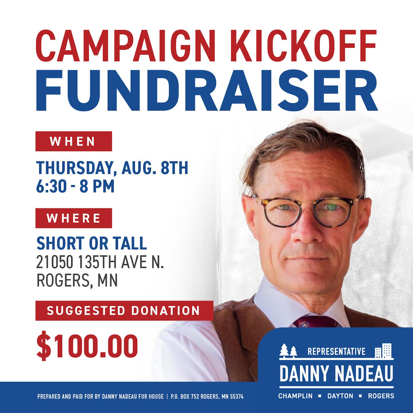 Nadeau Fundraiser Kick Off