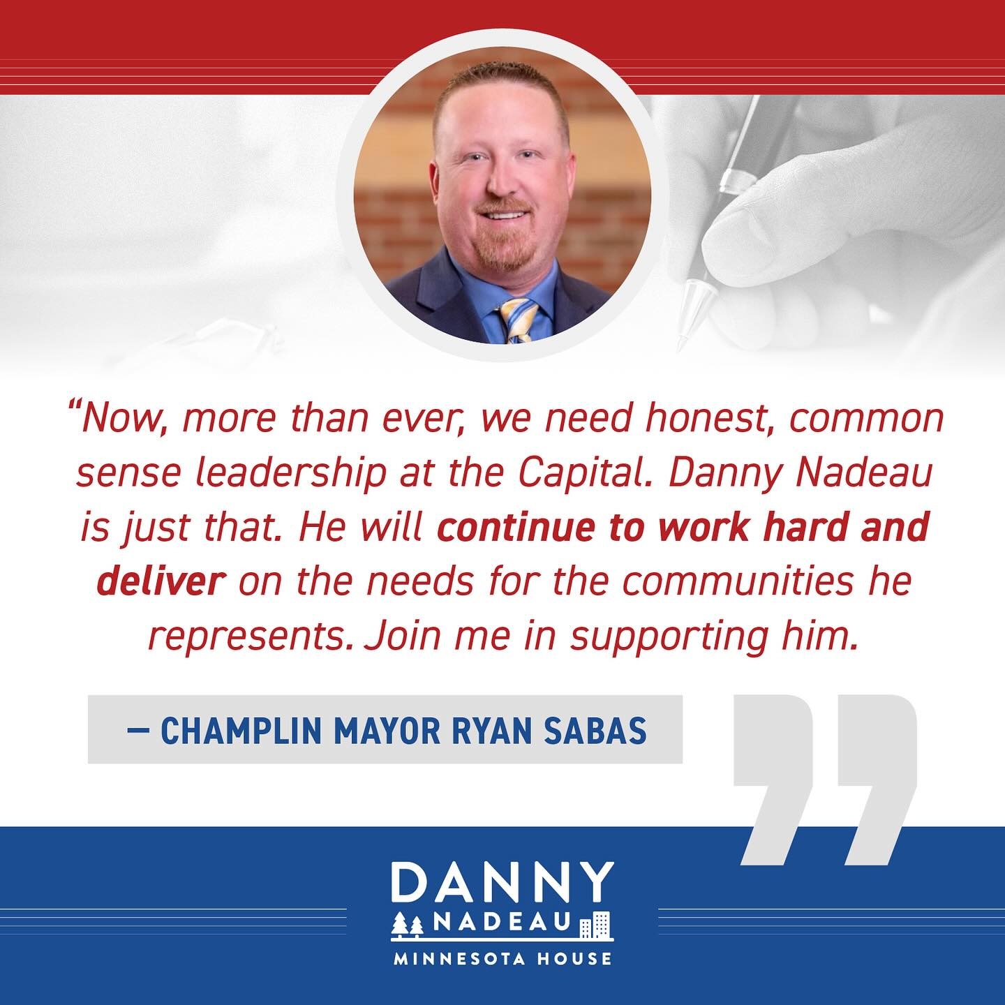 Ryan Sabas Endorsement