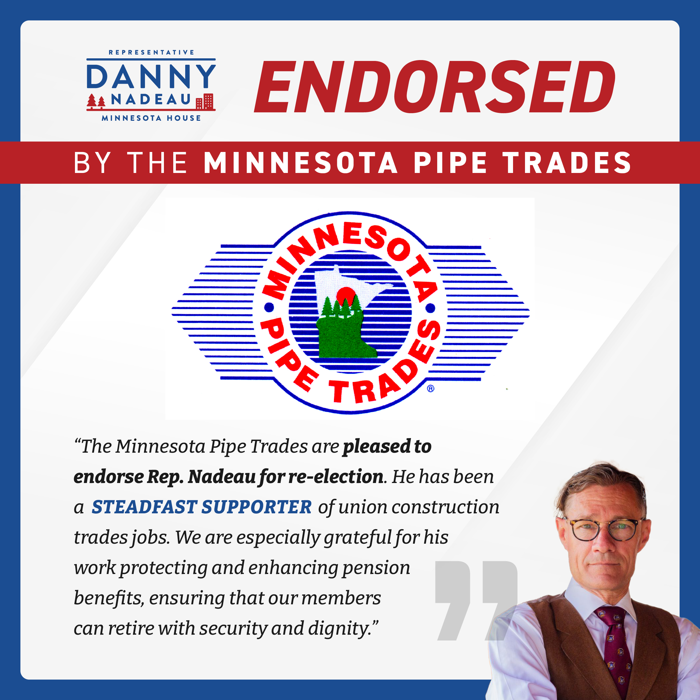 Minnesota Pipe Fitters Endorsement