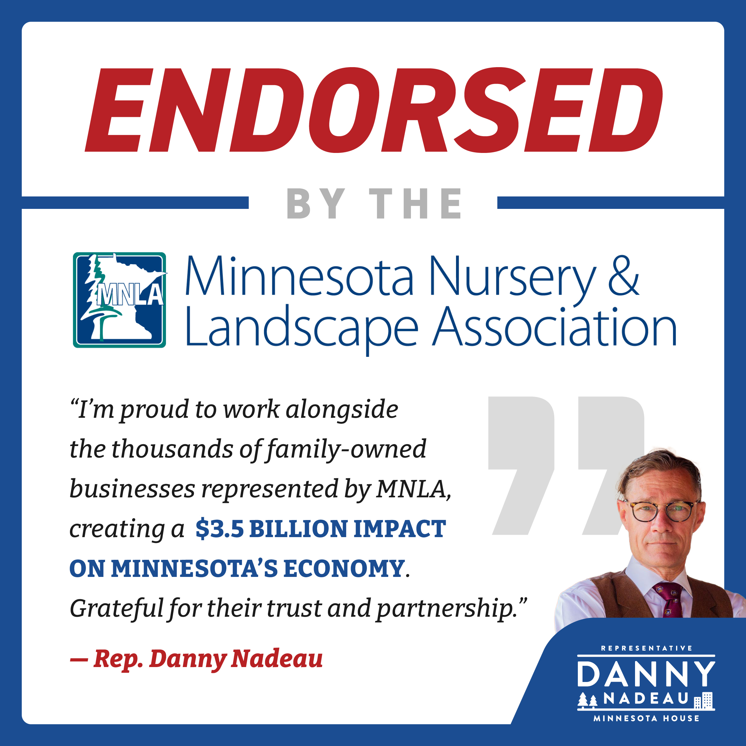 Minnesota Nursey and Landscape Association Endorsement