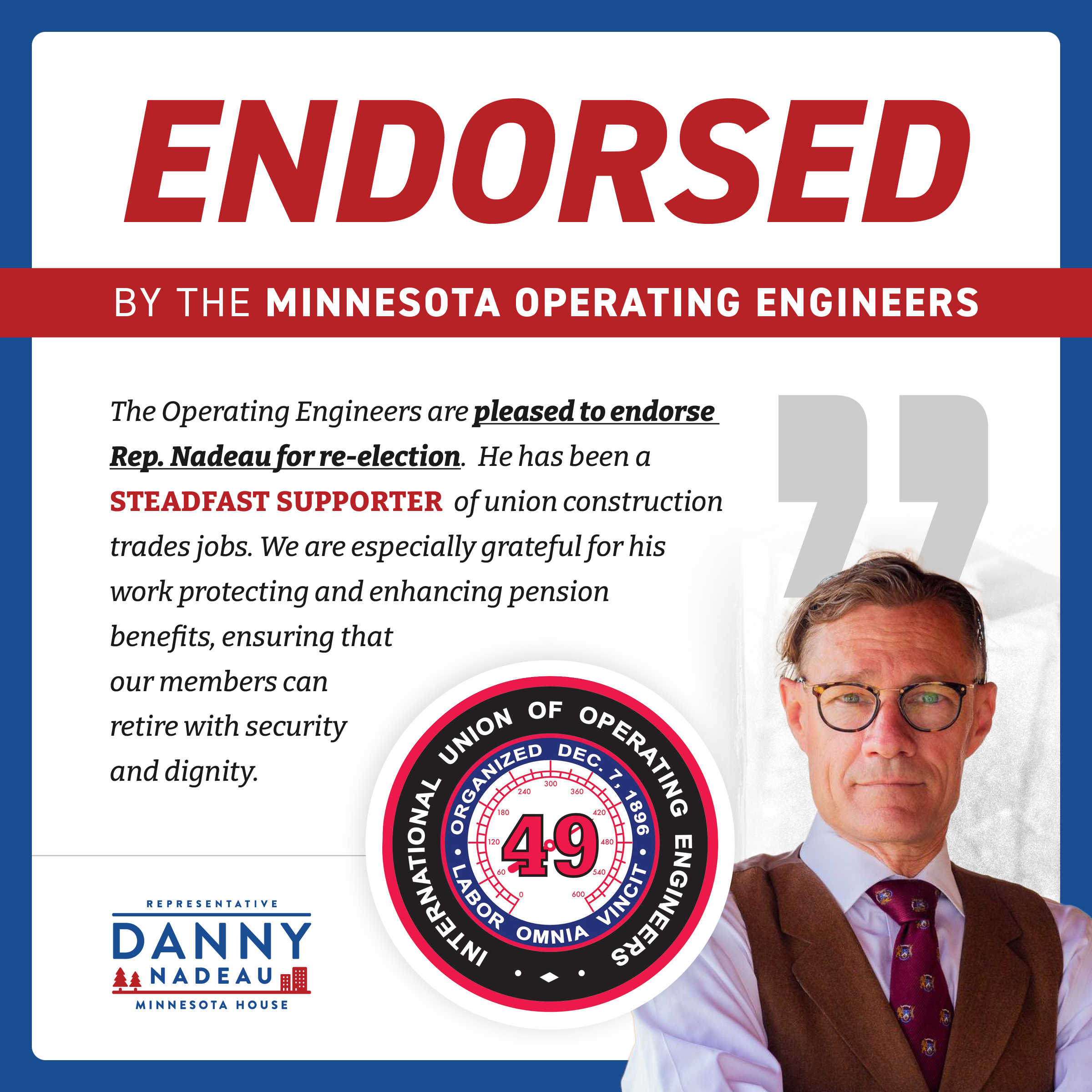 Operating Engineers Endorsement